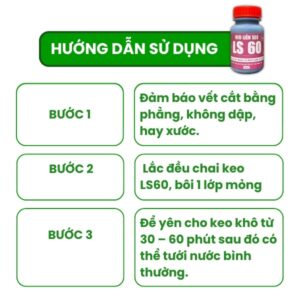 cách sử dụng keo ls60 trên cây mai