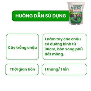 cách sử dụng phân bò hữu cơ
