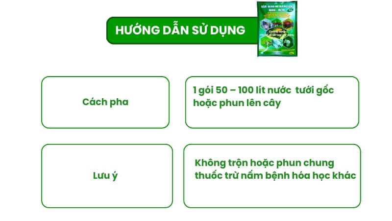 hướng dẫn sử dụng nấm xanh trừ sùng đất - cuốn chiếu - sâu -rầy