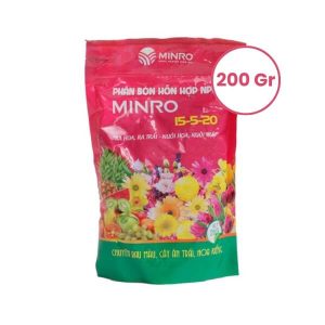 phân bón minro NPK 15-5-20 túi 200gram