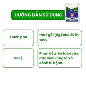 hướng dẫn sử dụng thuốc trừ nấm nativo cho mai