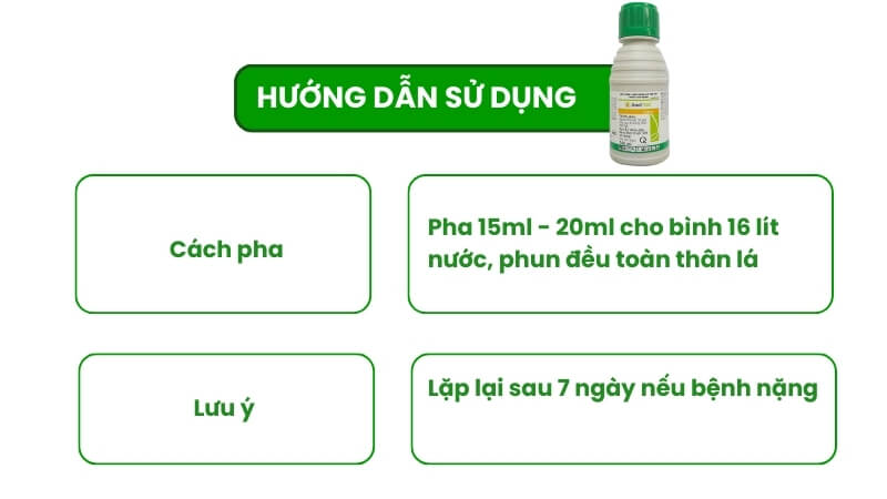 hướng dẫn sử dụng thuốc trừ nấm anvl cho mai vàng